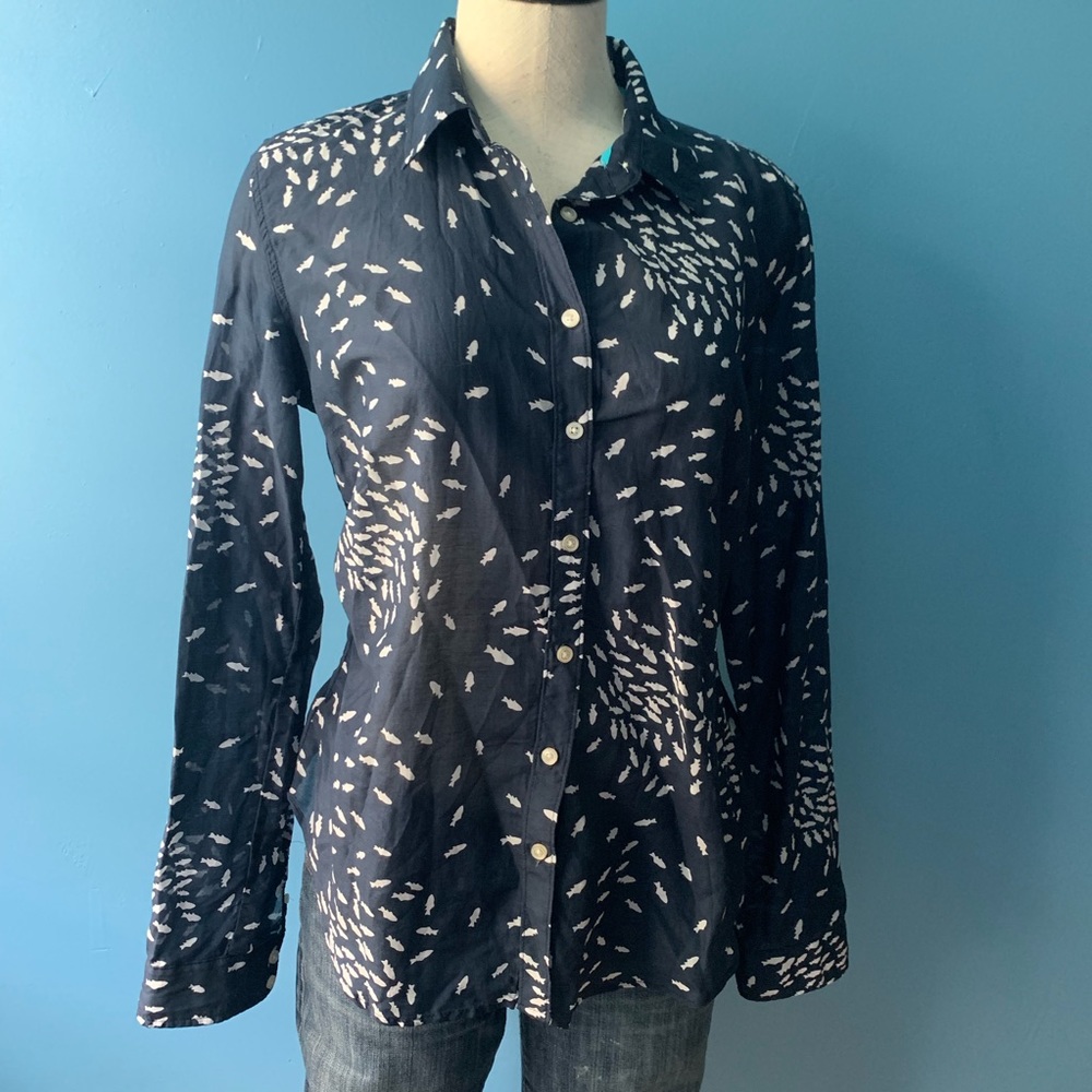 NWT silk cotton blend shirt by JCP